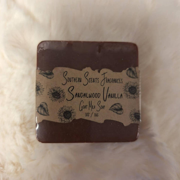 Sandalwood Vanilla Goat Milk Soap