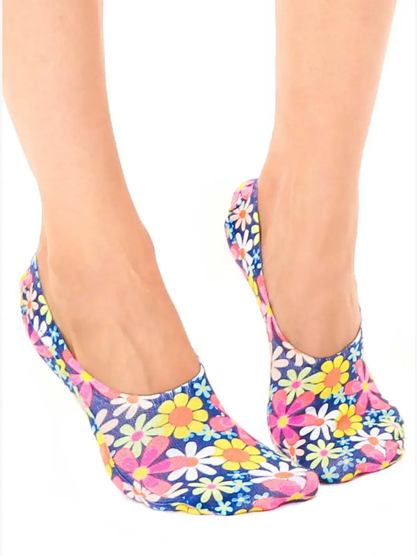 No-Show Liner Socks | Retro Flower