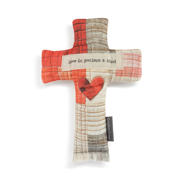 Love is Patient & Kind Comfort Cross