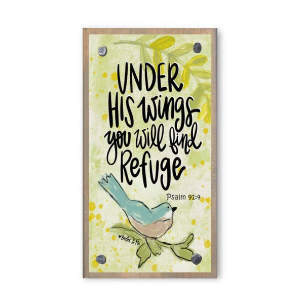 Under His Wings Happy Block