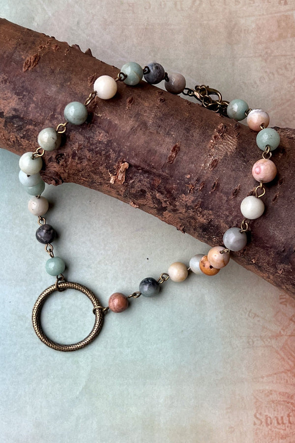 Shay Necklace | Amazonite
