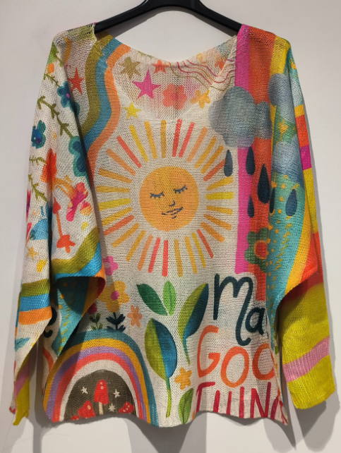Sunshine V-Neck Sweater | OS