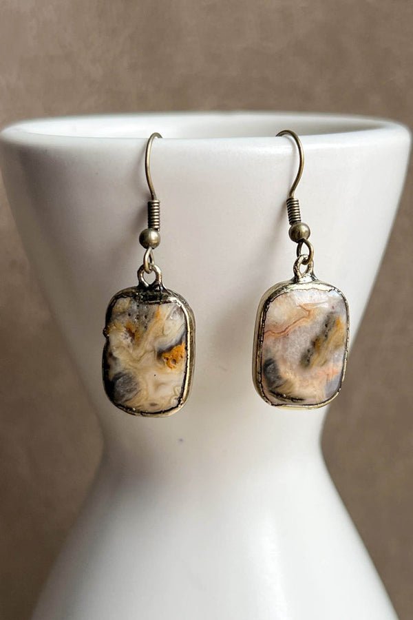 Sicily Earrings | Crazy Agate
