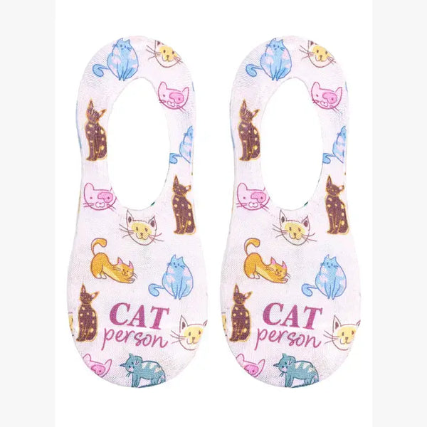 No-Show Liner Socks | Cat Person