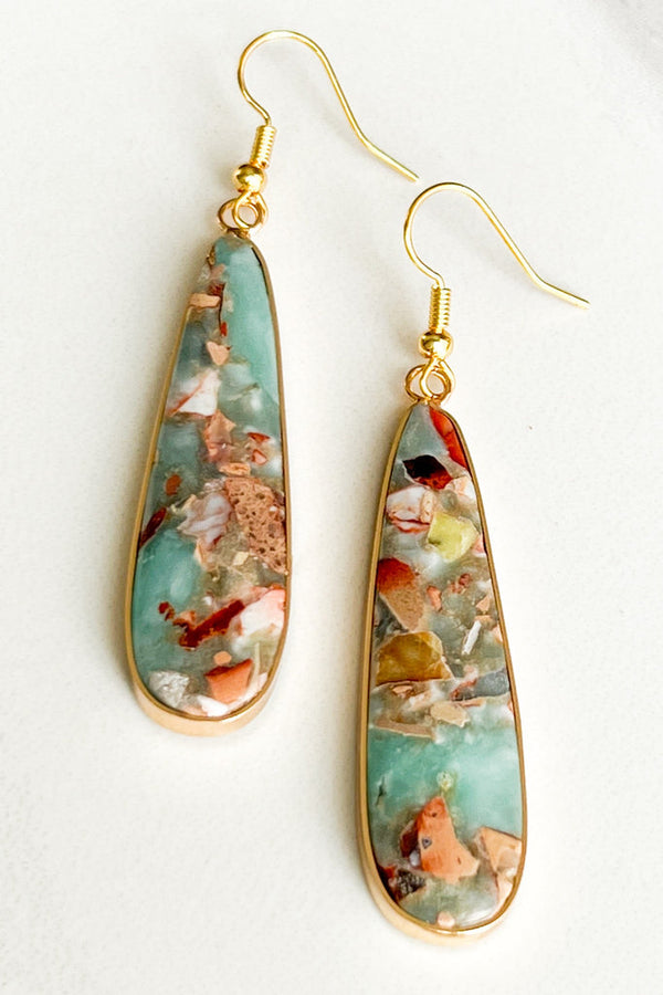 Samira Earrings | Amazonite