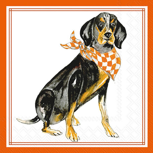 Coonhound Cocktail Napkin
