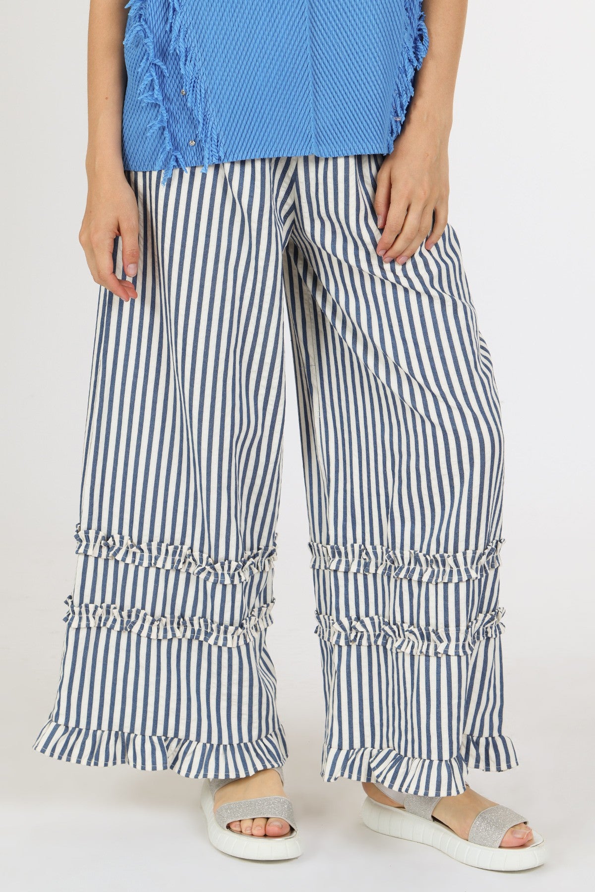 Striped Ruffle Pants – Kindred Spirit Style