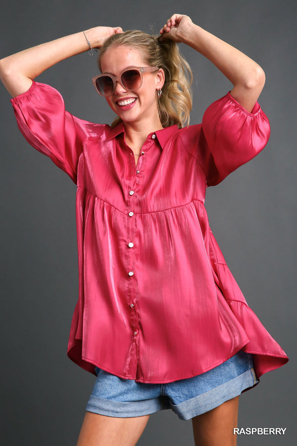 Tunic Dress | Raspberry