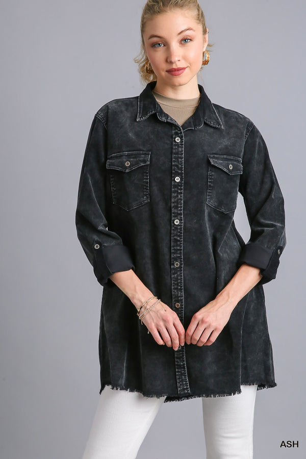 Stone Wash Denim Jacket | Ash