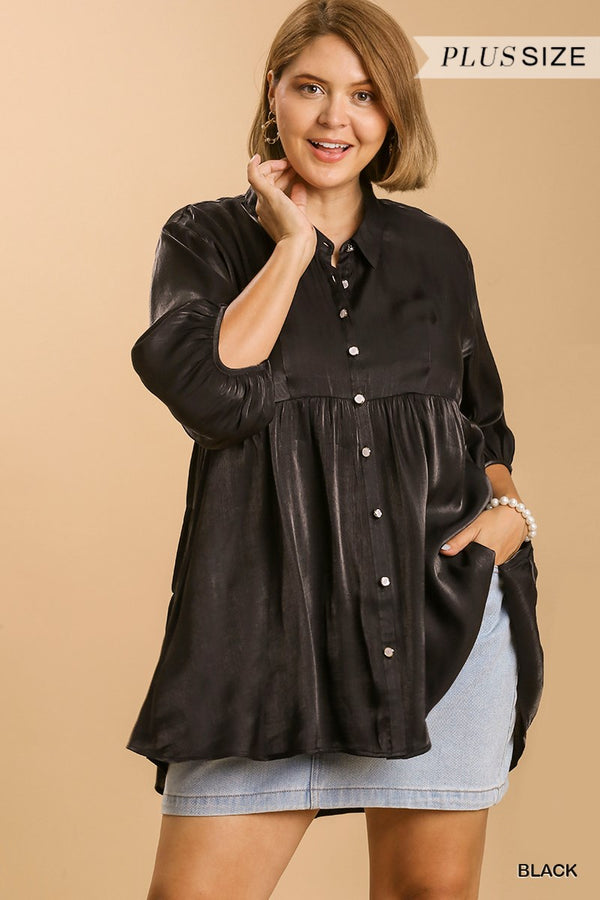 Curvy Tiered Tunic Dress