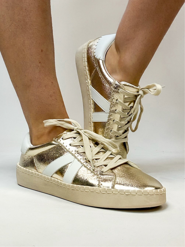 Corkys Gold Crinkle Metallic