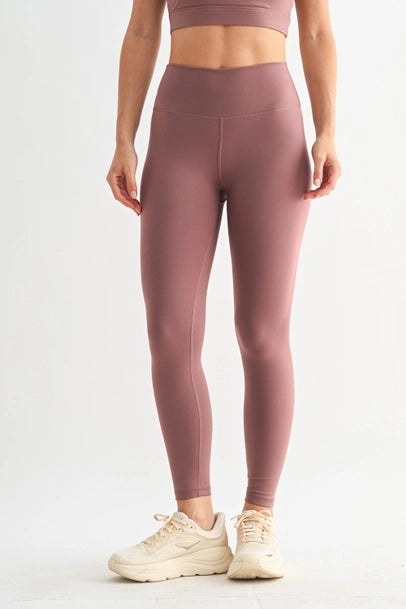 High-Waisted Leggings | Rose Taupe