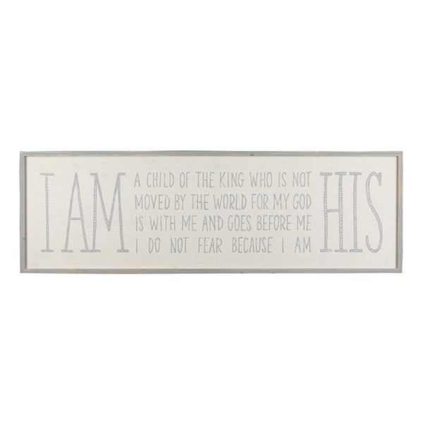 I AM ... HIS Framed Board