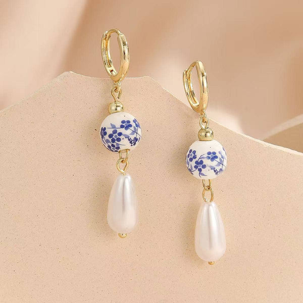 Drop and Dangle Chinoiserie Earrings