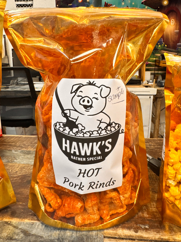 Hawk's Pork Rinds | Hot
