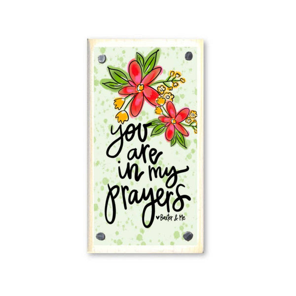 In my Prayers Happy Block
