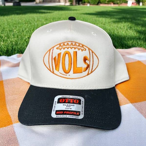 Vols Canvas Embroidered Hat | Natural