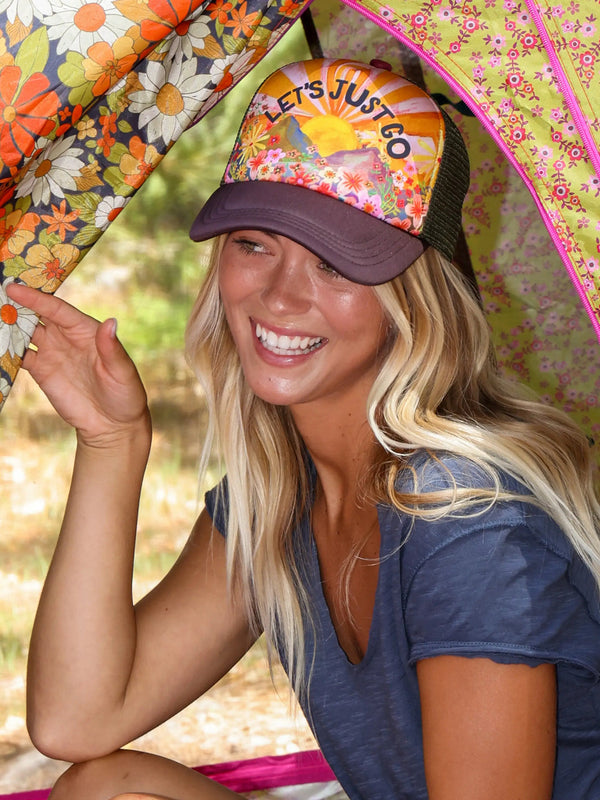 Adjustable Trucker Hat | Let's Just Go