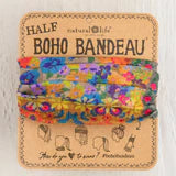 Half Boho Bandeau® Headband - Folk Flower Patchwork
