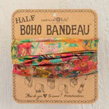 Half Boho Bandeau® Headband - Pink Patchwork