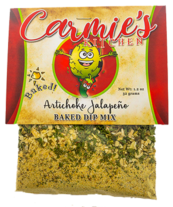 Baked Artichoke Jalapeno Carmie's Dips