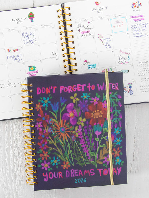 2025-26 17 Month Planner | Water Your Dreams