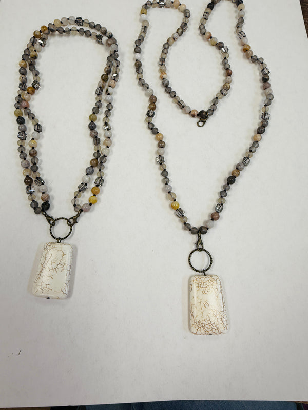 Amazonite Mix Chain Necklace