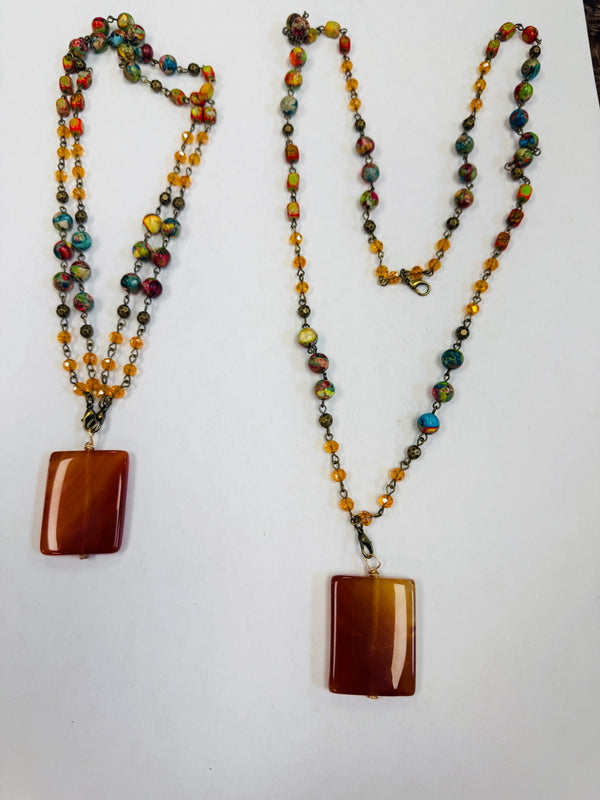 Jasper Chain Necklace