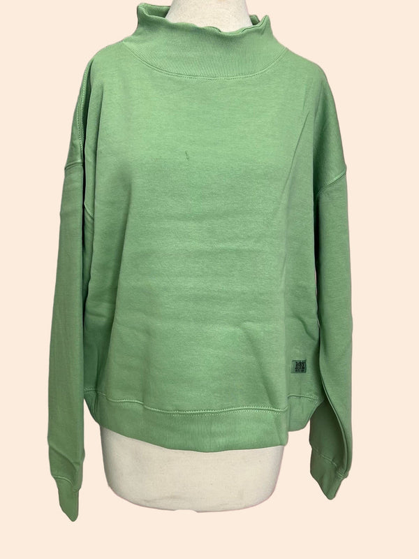 Mock Crew Oversized Fleece