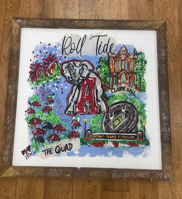 University of Alabama Framed Art