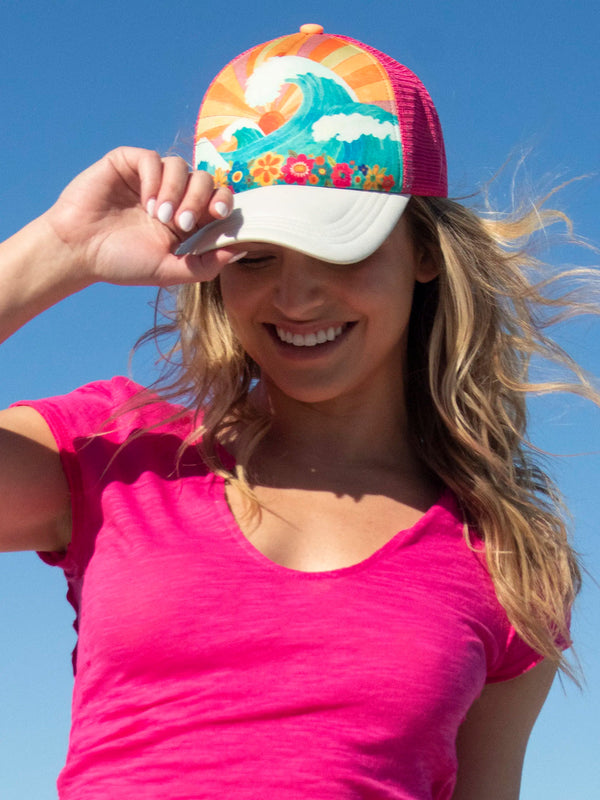 Adjustable Trucker Hat | Waves