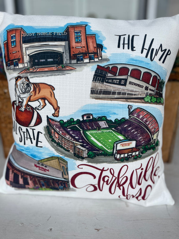 MSU Landmark Pillow