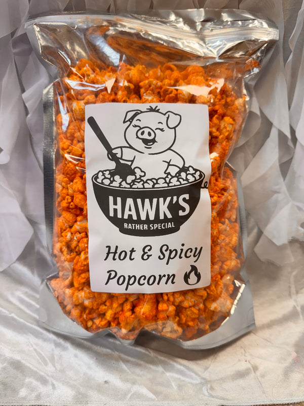 Hawk's Popcorn | Hot & Spicy