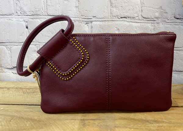 Sable Hobo Wristlet | Mulberry Glaze
