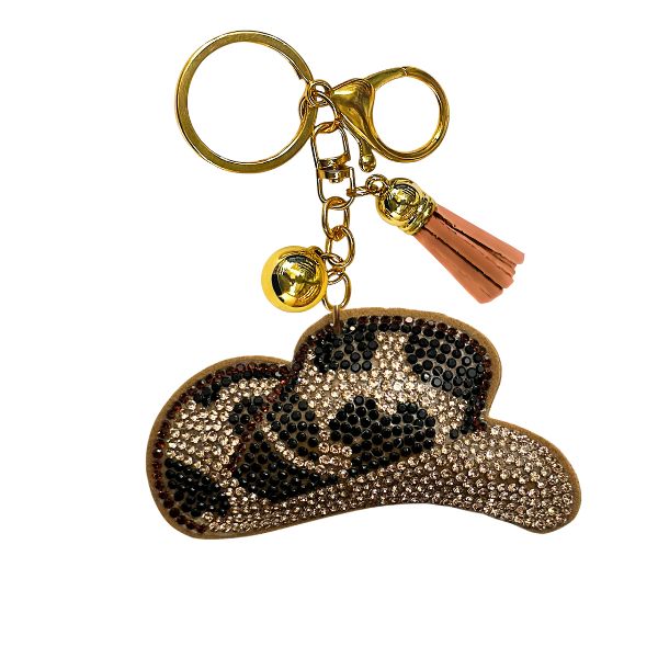 Crystal Keychain | Cowboy Hat