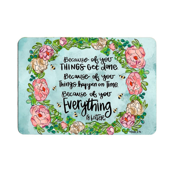 Because of You - Mouse Pad