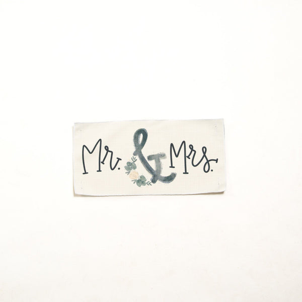 Mr. & Mrs. Button Pillow Swaps