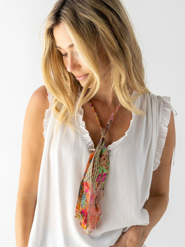 Braided Bandana Necklace