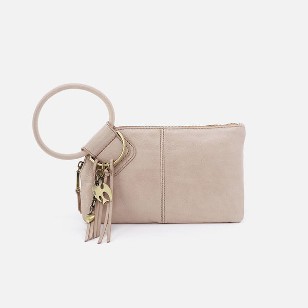 Sable Hobo Wristlet | Stone Gloss