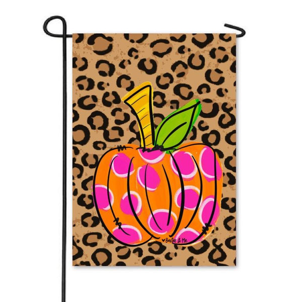 Cheetah Pumpkin Flag
