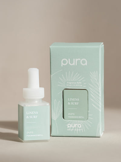 Pura Linens & Surf-Smart Vial