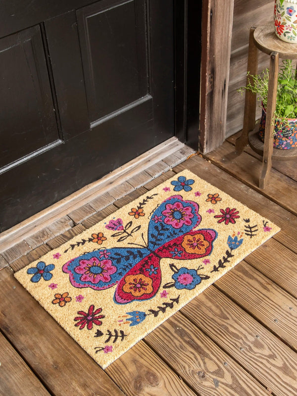 Bungalow Doormat | Butterfly