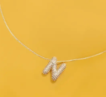 101605 Rhinestone Bubble Ballon Necklace: N