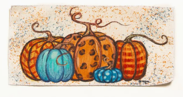 Splatter Pumpkins Pillow Swaps