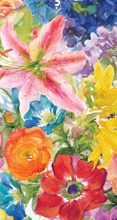 Abundant Floral Guest Towel