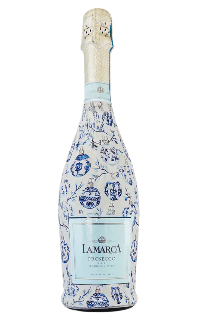 Beau Bottle Wrap | Blue Ornaments