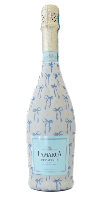 Beau Bottle Wrap | Blue Bows