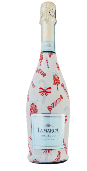 Beau Bottle Wrap | Luxe Candy Cane