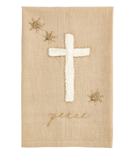 Cross Embroidered Towel