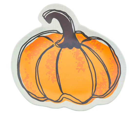 Melamine Pumpkin Platter